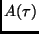 $A(\tau)$
