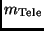 $m_{\rm Tele}$