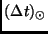 $(\Delta t)_{\odot}$