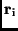 ${\bf r}_{\rm i}$