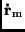 ${\bf\dot{r}}_{\rm m}$