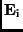${\bf E}_{\rm i}$