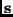 ${\bf s}$