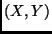 $(X, Y)$