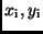 $x_{\rm i},
y_{\rm i}$