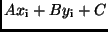 $\displaystyle Ax_{\rm i} + By_{\rm i} + C$