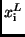 $x_{\rm i}^{L}$
