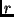 ${r}$