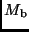 $M_{\rm b}$