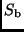 $S_{\rm b}$