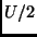 $U/2$