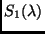 $S_1(\lambda)$