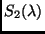 $S_2(\lambda)$