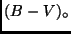 $(B - V)_{\circ}$