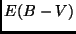$E(B - V)$
