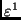 $\varepsilon^1$