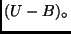$(U-B)_{\circ}$