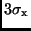 $3 \sigma_{\rm x}$