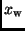 $x_{\rm w}$