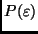 $P(\varepsilon)$