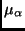 $\displaystyle \mu_{\alpha}$