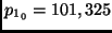 $p_{1_0}=101,325$
