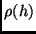 $\rho(h)$