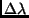$\Delta \lambda$