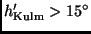 $h_{\rm Kulm}' > 15^\circ$