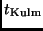 $t_{\rm Kulm}$
