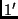 $1'$