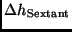 $\Delta h_{\rm Sextant}$