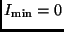 $I_{\rm min}=0$