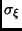 $\sigma_\xi$