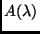 $A(\lambda)$