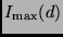 $I_{\rm max}(d)$