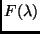 $F(\lambda)$