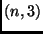 $(n,3)$
