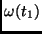 $\omega(t_1)$