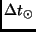 $\Delta t_{\odot}$