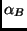 $\alpha_B$