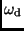 $\omega_{\rm d}$